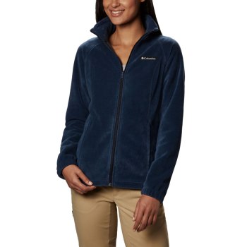 Columbia Benton Springs Full Zip Fleece Petite, Chamarras Azul Marino Para Mujer | 986240-MIF